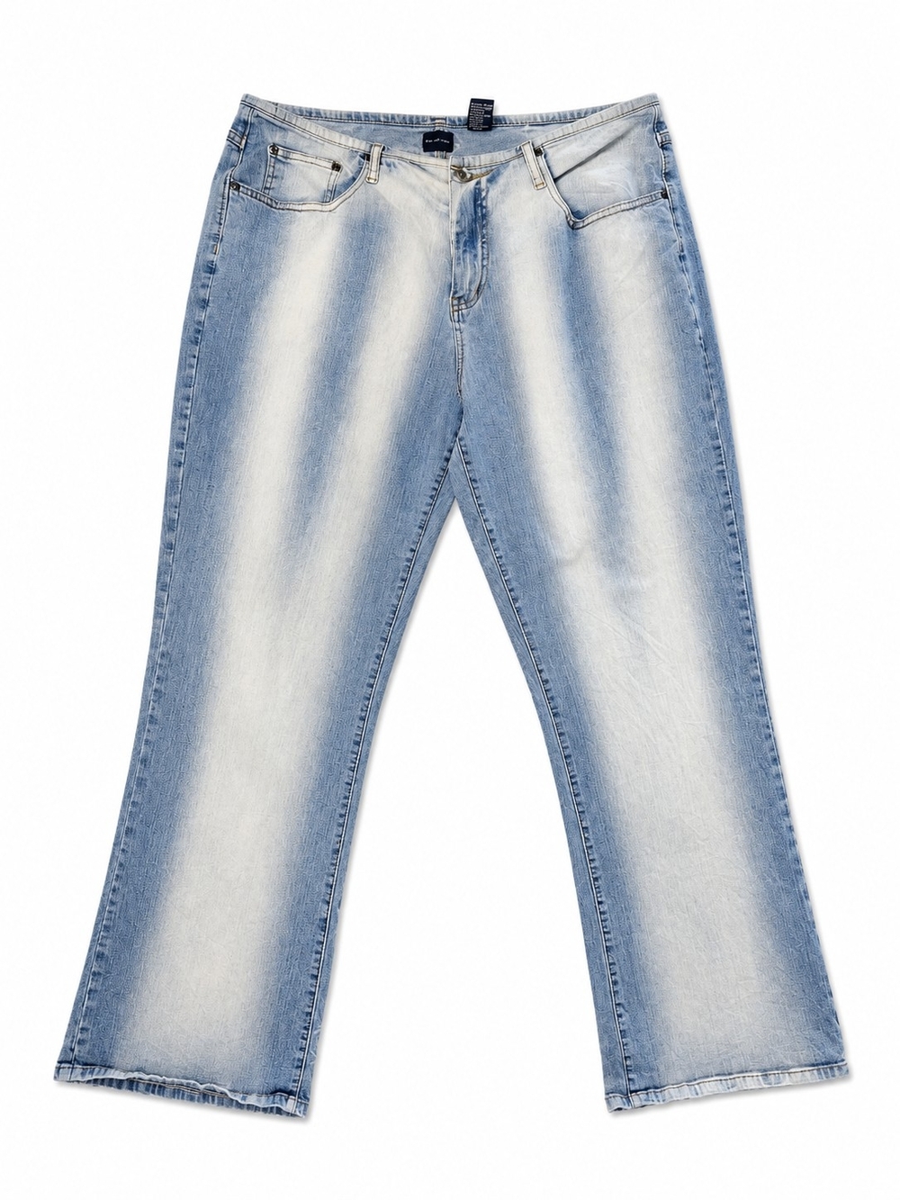Y2K Light Wash Flared Leg Low Rise Jeans, Size 18W
